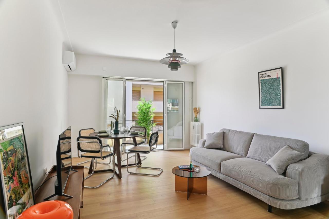 Designer Flat, Luxurious, Close From Palais, Terrasse, Private Garage, Air Conditoning Cannes Exteriör bild